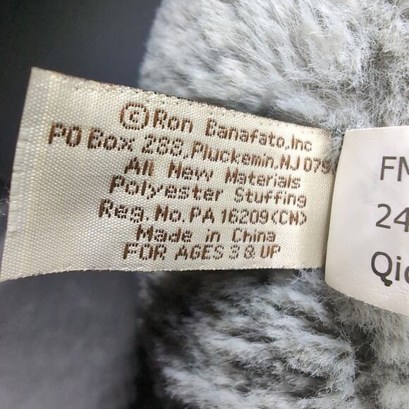 RBI Ron Banafato Inc Elephant Plush Scout Safari Hat Grey Soft Stuffed Animal - Picture 8 of 12